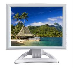 15 Inch led white color computer monitor